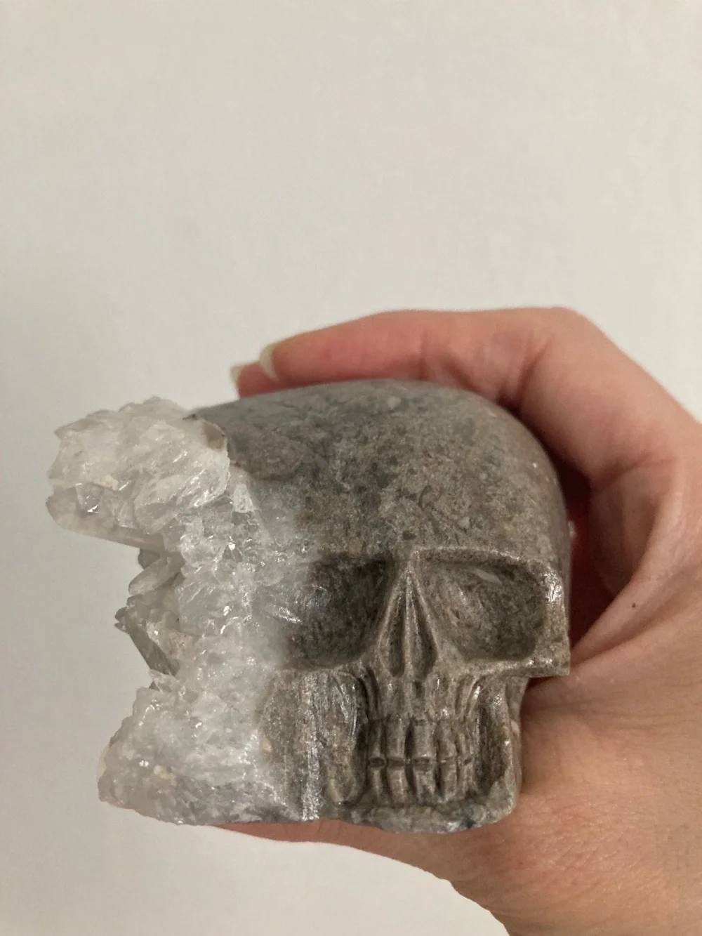 Child of Wild Resurrection Skull Geodes Skull Quartz decor quartz geode